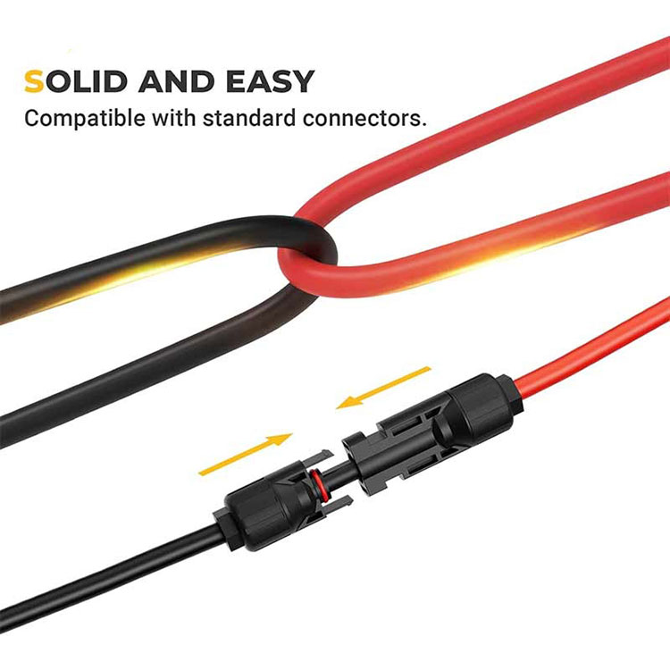 ¿El cable de extensión solar de 20 pies 10awg se volverá duro y se agrietará a bajas temperaturas?
