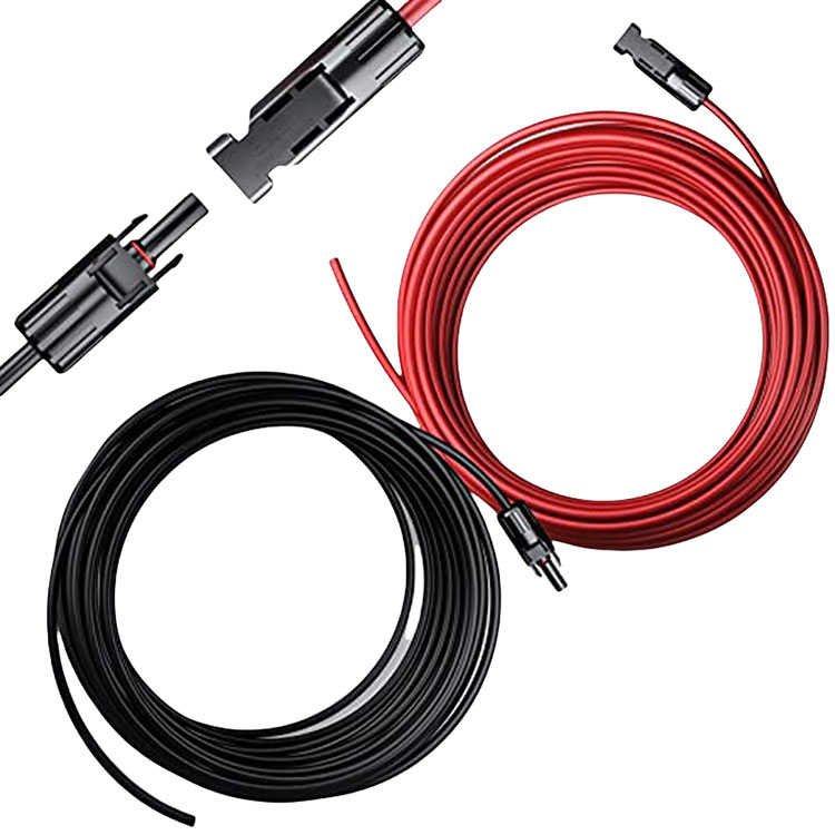 Cable conector 12AWG de configuración solar fuera de la red para vehículos automáticos